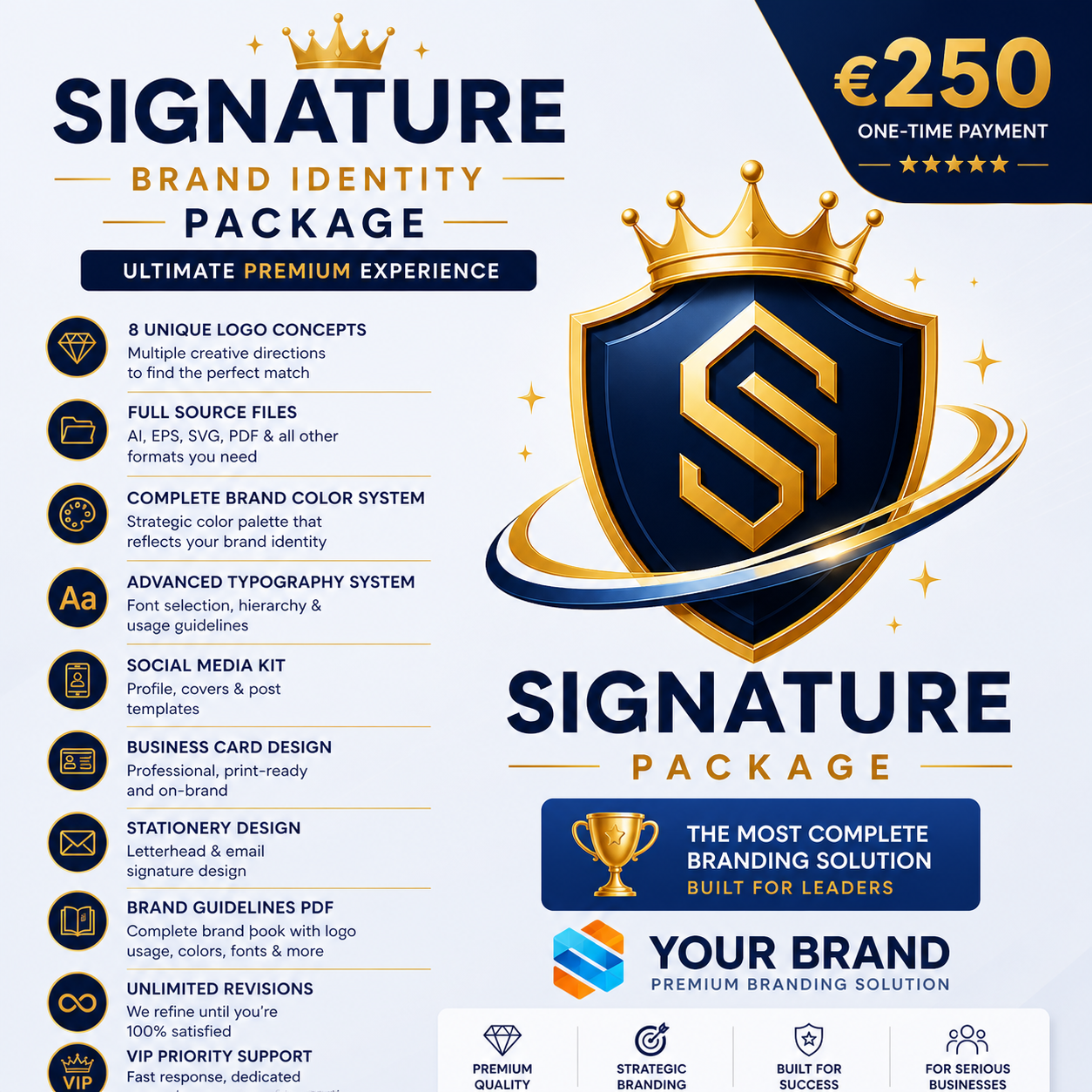 Signature Brand Identity Package – Ultimate Premium Experience