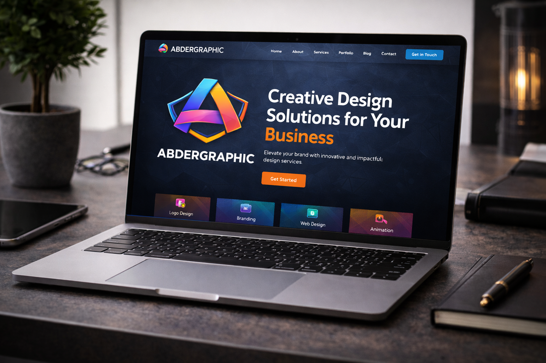 Website Logo Mockup