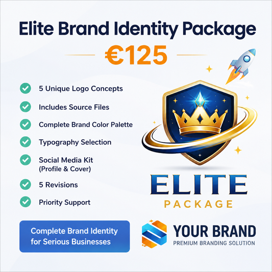Elite Brand Identity Package – Premium Logo & Branding